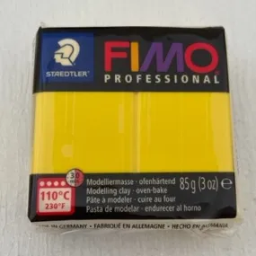 85G Block FIMO Professional Polymer Clay True Yellow (100)