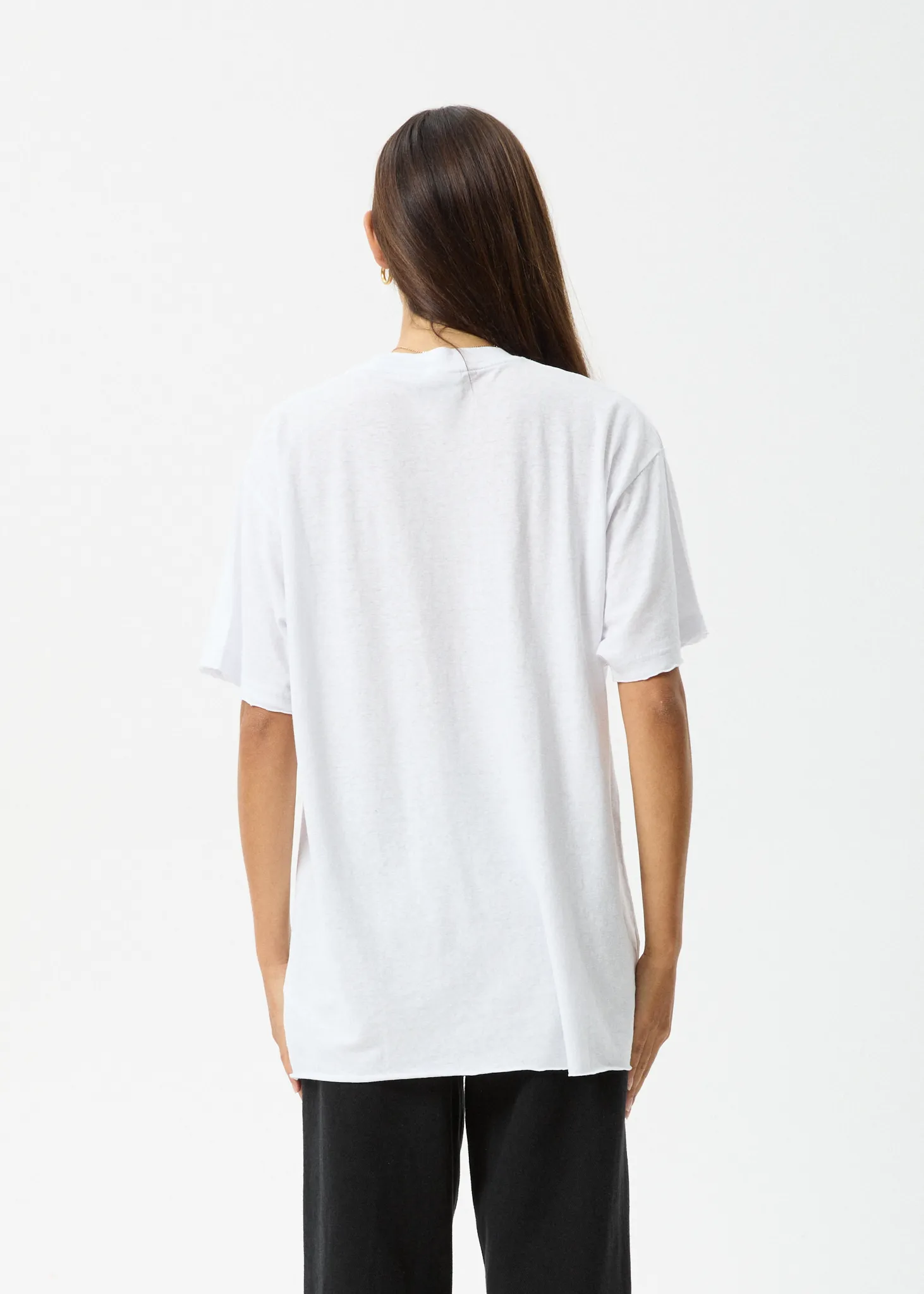 AFENDS Womens Still Life - Oversized Tee - White