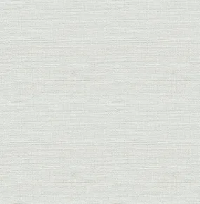 Agave Light Blue Faux Grasscloth Wallpaper