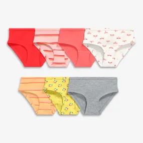 Bikini 7-pack in sunset mix