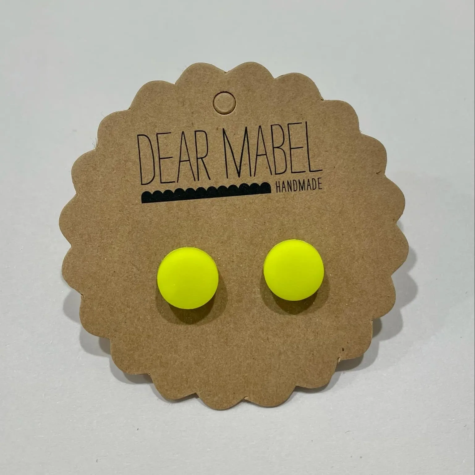 Dear Mabel Handmade - Single Colour Studs