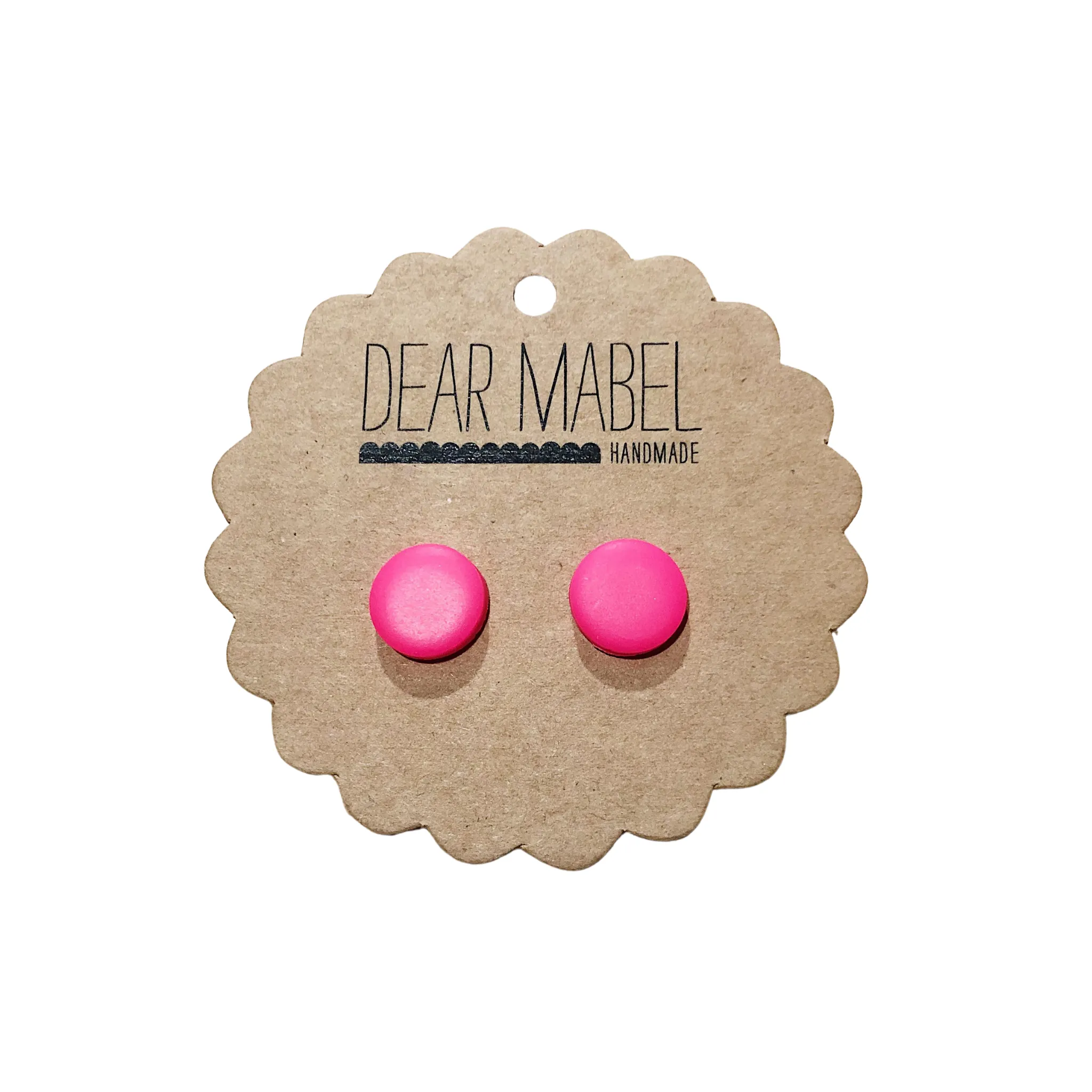 Dear Mabel Handmade - Single Colour Studs