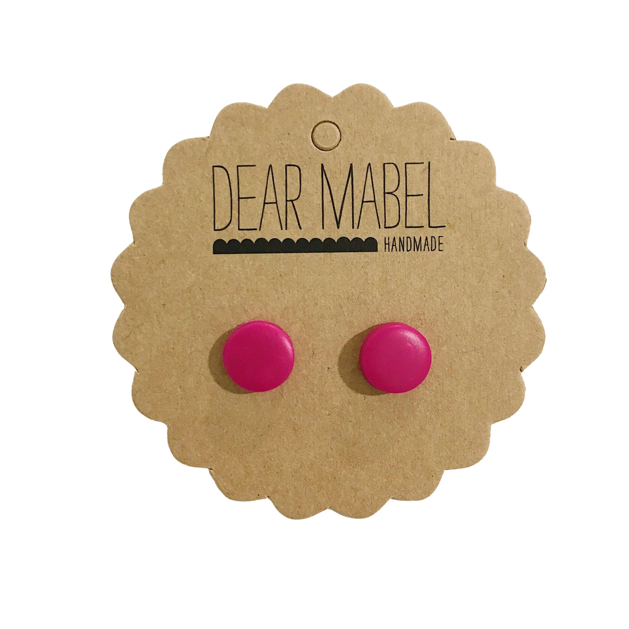 Dear Mabel Handmade - Single Colour Studs