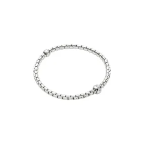 Fope Eka Tiny 18ct White Gold Diamond Bracelet 733B-BBR-M