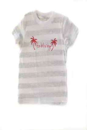 FP kids fabliving palm tree tee (white/red)