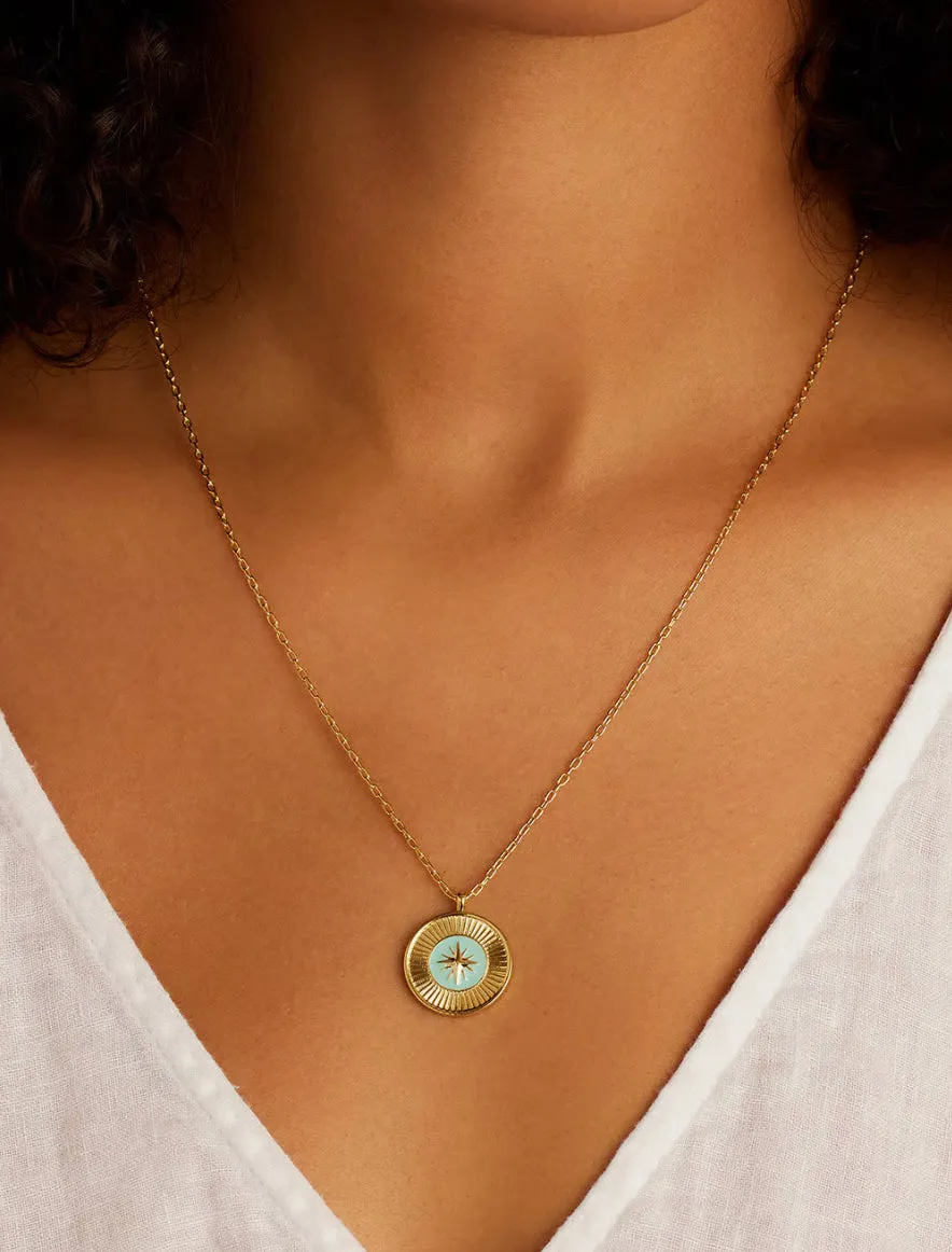 Gorjana ‘Compass Pendant Necklace’