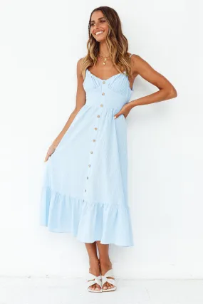 Have A Feeling Midi Dress Blue