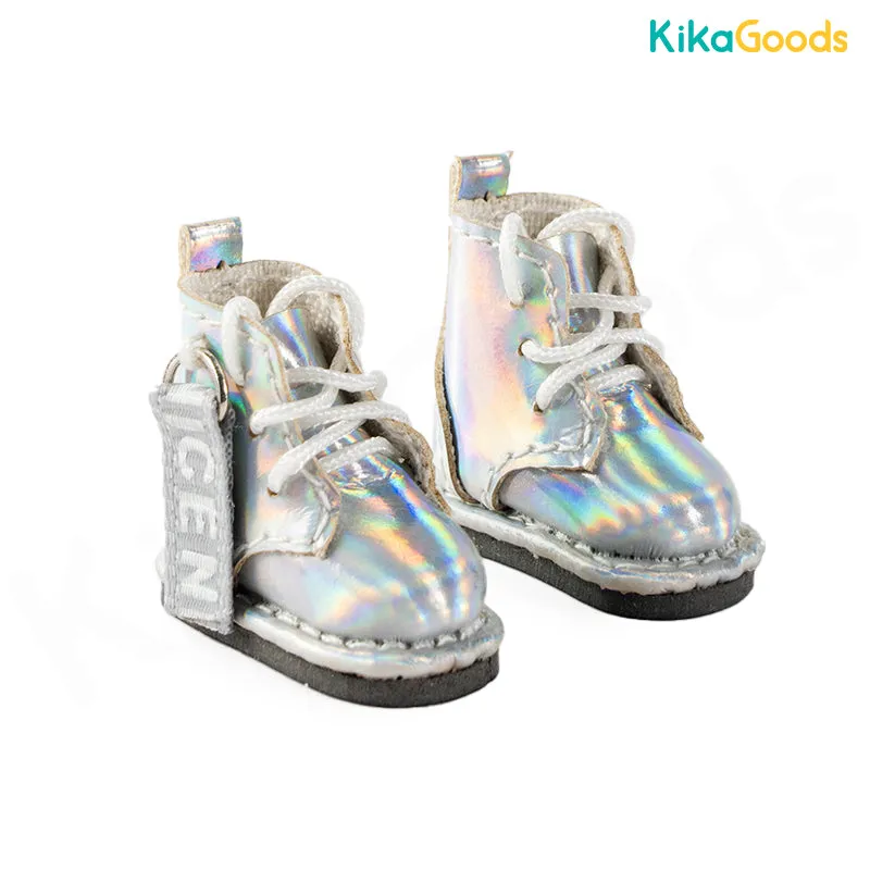 High-Top Boots with Tag 1/12 BJD Figure Shoes Accessories