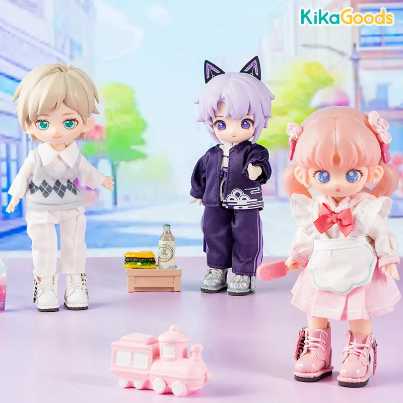 High-Top Boots with Tag 1/12 BJD Figure Shoes Accessories