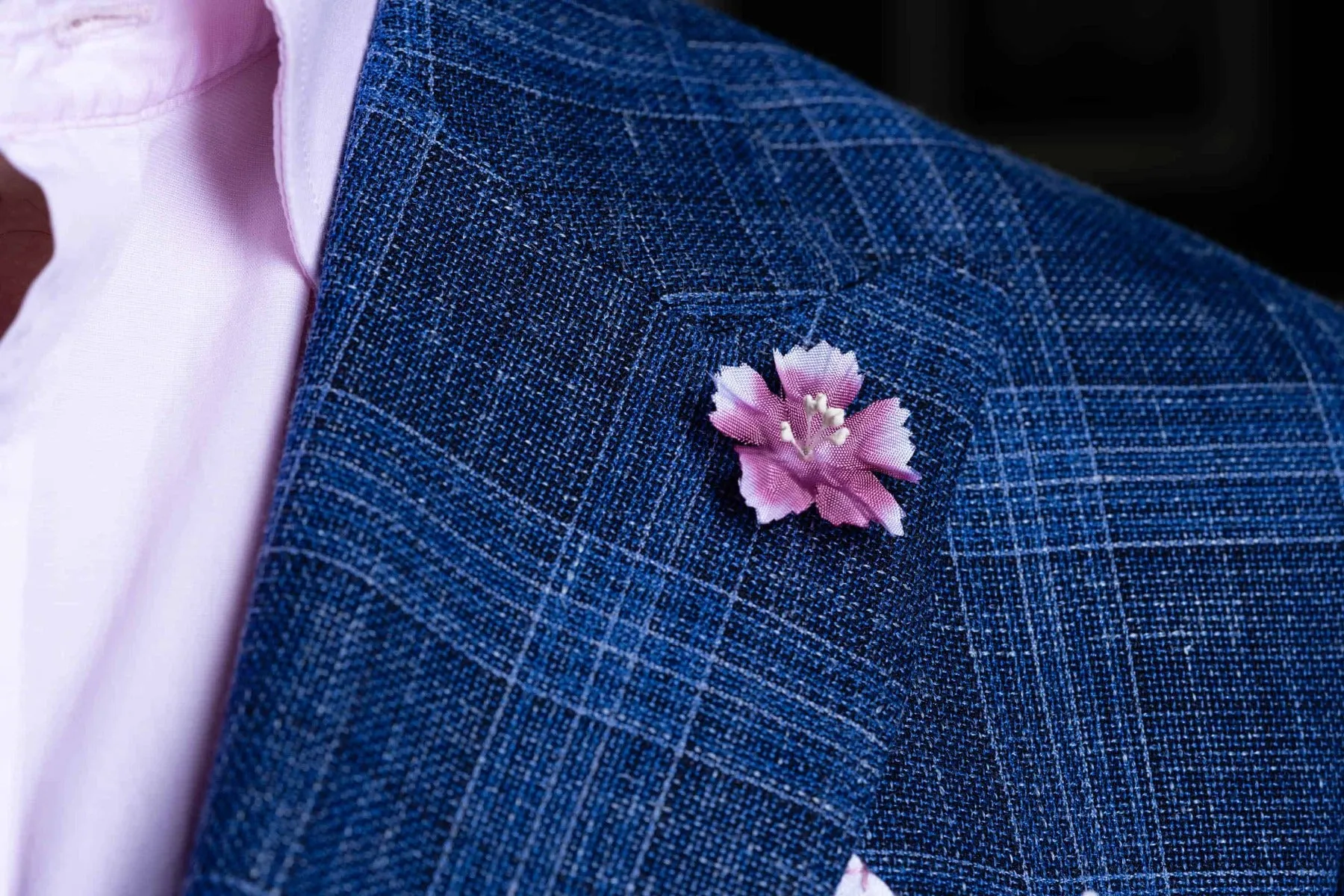 Magenta Mini Clove Boutonnière Flower