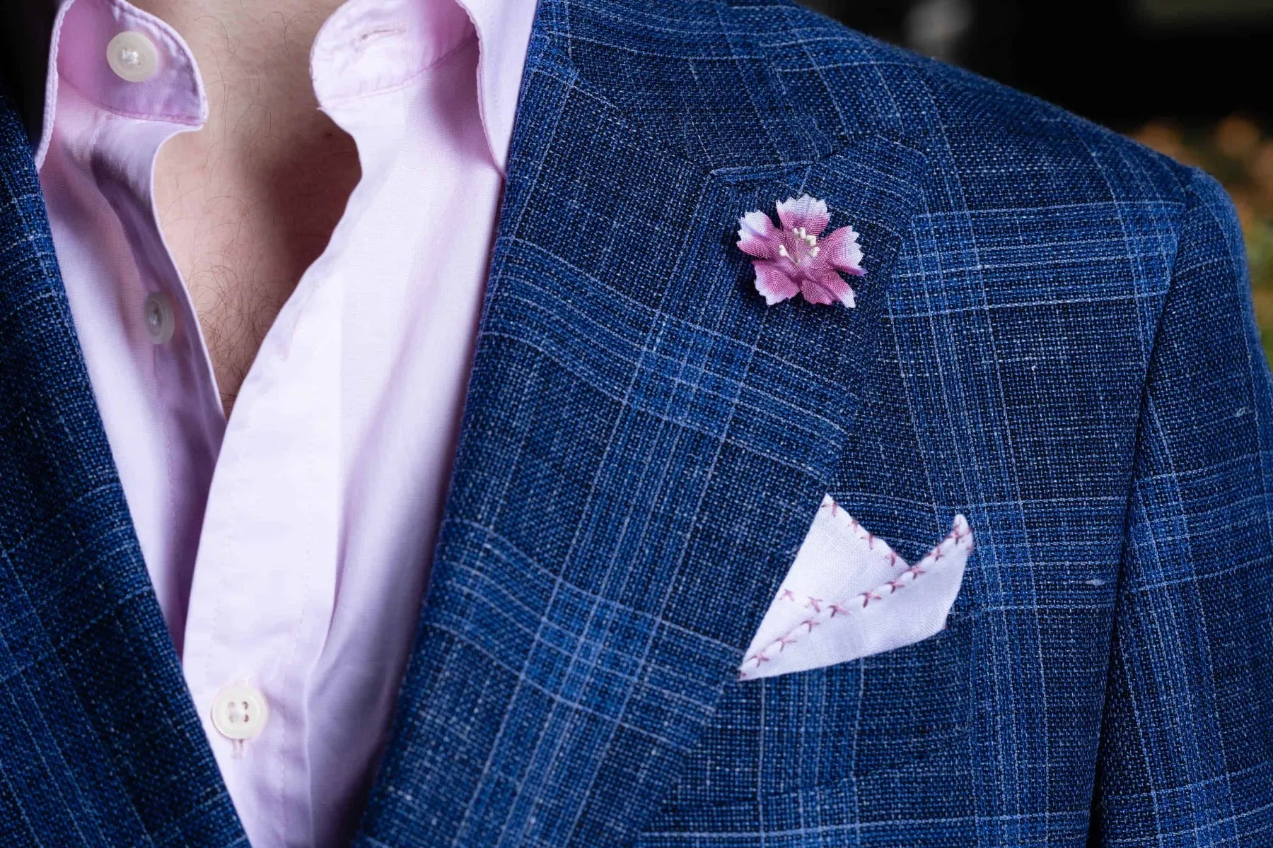 Magenta Mini Clove Boutonnière Flower