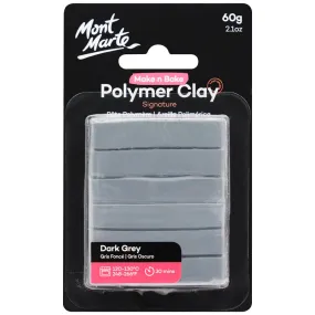 Make n Bake Polymer Clay Signature 60g (2.1oz) - Dark Grey