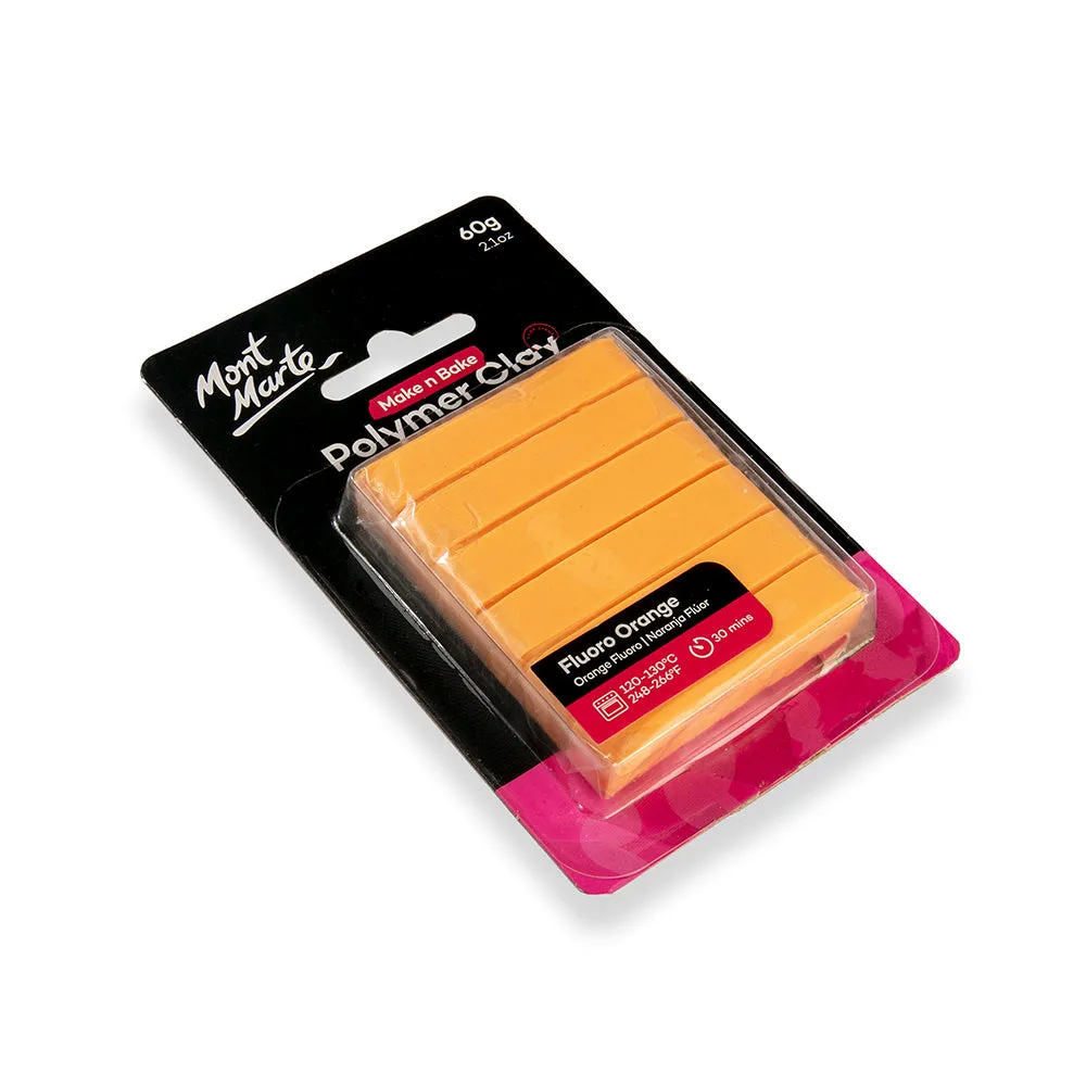 Make n Bake Polymer Clay Signature 60g (2.1oz) - Fluoro Orange