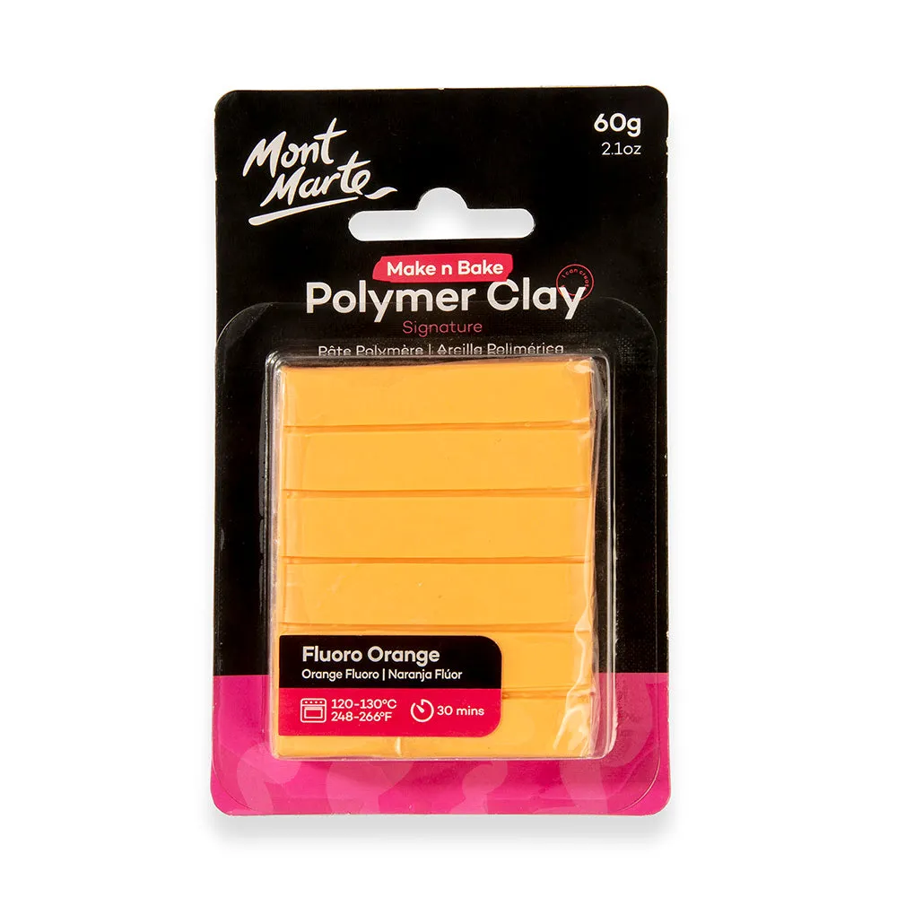 Make n Bake Polymer Clay Signature 60g (2.1oz) - Fluoro Orange