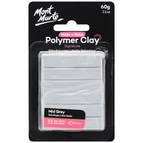 Make n Bake Polymer Clay Signature 60g (2.1oz) - Mid Grey