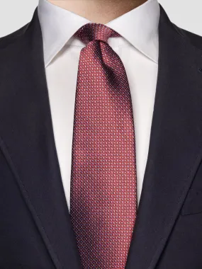 MICRO GEOMETRIC WOVEN SILK TIE Rd