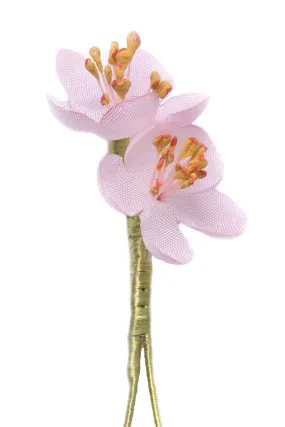 Pink Cherry Blossom Boutonnière Flower