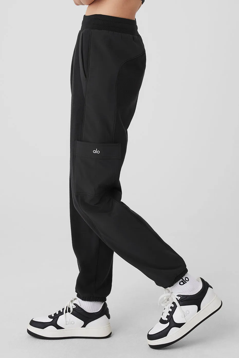 Polar Fleece Wintry Mix Pant - Black