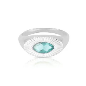 Radiance Apatite Silver Ring