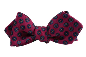 Red Ancient Madder Silk Neats Micropattern Bow Tie